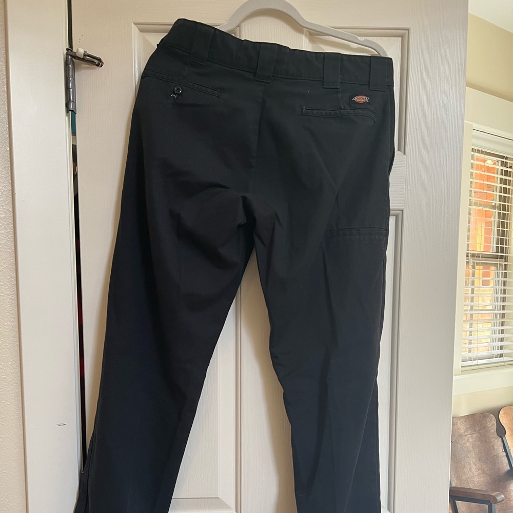 Mens Dickies slim taper black
